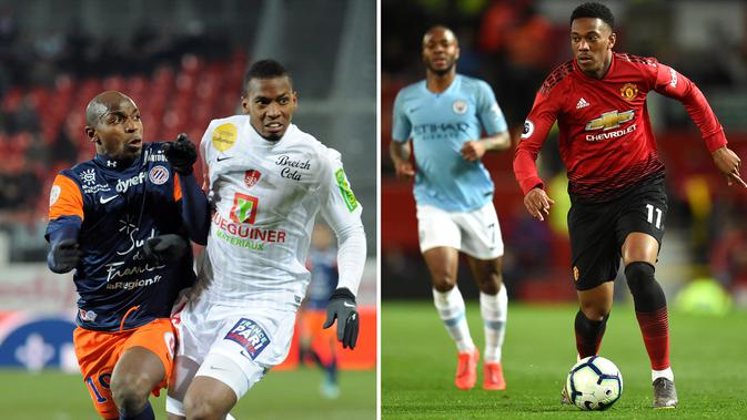 Johan dan Anthony Martial (AFP)