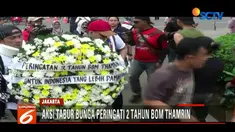 Ledakan bom Thamrin yang terjadi pada 14 Januari 2016 mengakibatkan empat orang meninggal dunia, termasuk dua pelaku penyerangan.