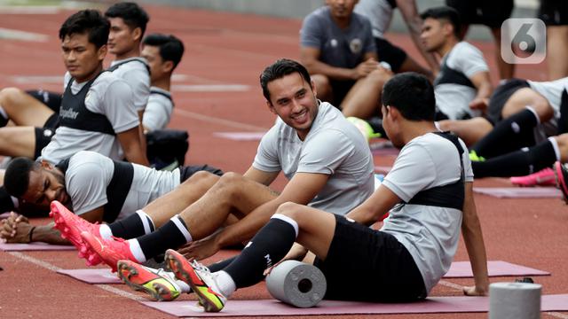 FOTO: Latihan Timnas Indonesia Jelang Bertolak ke Turki