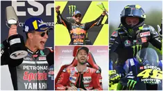 Pembalap Red Bull KTM, Brad Binder, membuat kejutan dengan menjuarai MotoGP Republik Ceska di Sirkuit Brno, Minggu (9/8/2020). Sementara juara Motogp Andalusia, Fabio Quartararo hanya mampu finis ke tujuh. Berikut klasemen semetara MotoGP 2020.