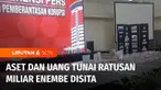 KPK menyita sejumlah aset milik Gubernur Papua non aktif Lukas Enembe, termasuk uang tunai ratusan miliar rupiah. Penyitaan dilakukan setelah Lukas Enembe ditetapkan sebagai tersangka kasus tindak pidana pencucian uang atau TPPU.