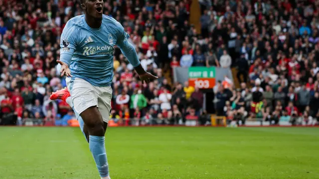 Callum Hudson Odoi membawa Forest mempermalukan Liverpool di Liga Inggris