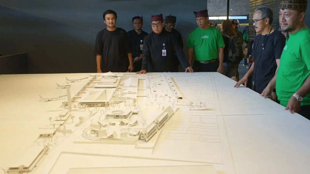 Arsitektur Bandara Banyuwangi dipamerkan dalam Festifal Arsitektur Nusantara 2023 di Banyuwangi (Istimewa)