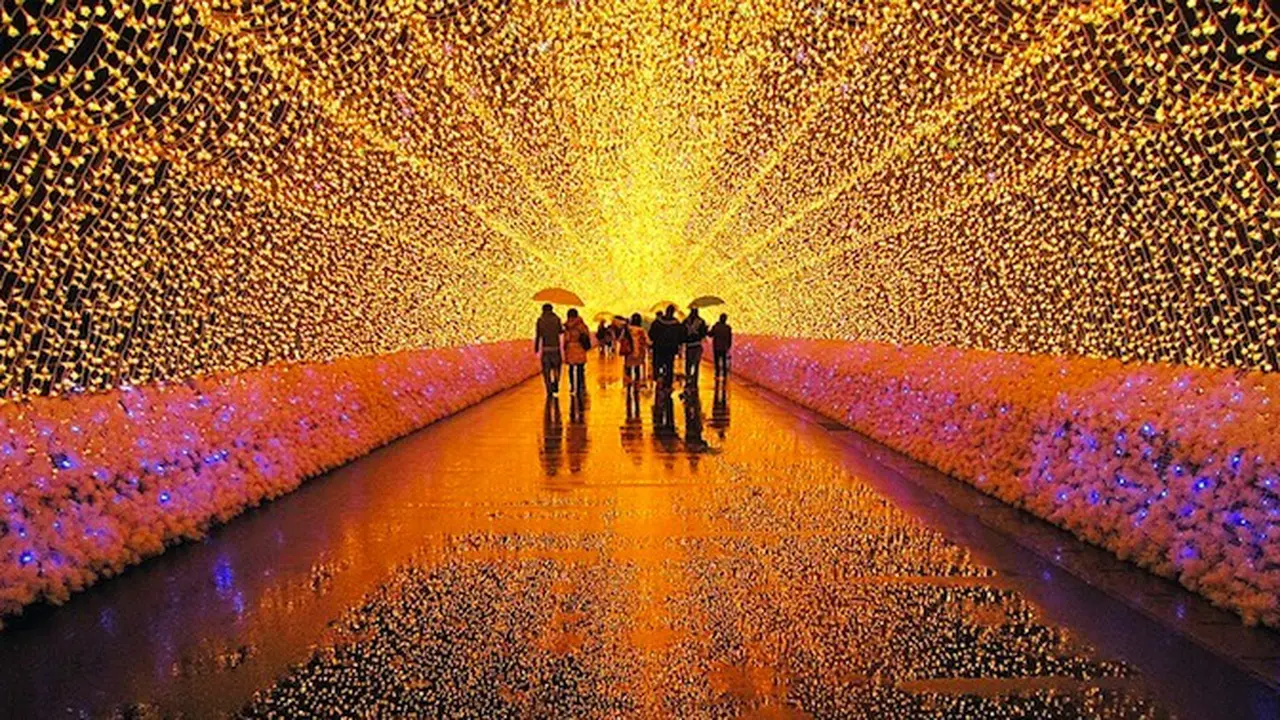 Festival Cahaya di Jepang yang Manjakan Mata