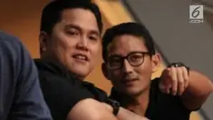 Tak banyak yang mengetahui persahabatan Erick Thohir dan Sandiaga Uno. Meski berbeda haluan di Pilpres 2019, hal tersebut tidak menjadi penghalang bagi persahabatan mereka yang telah terjalin sejak lama.
