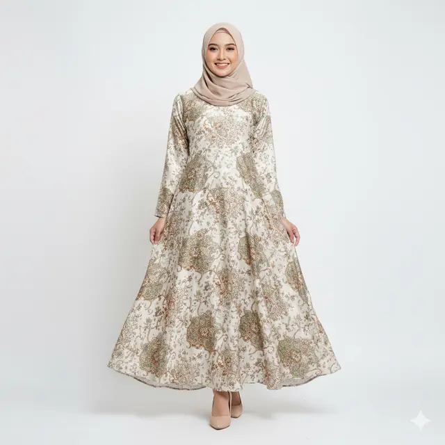 Rekomendasi Baju Batik Syar'i untuk Kondangan Outdoor. Gemini