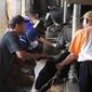 Pemberian vaksin PMK untuk hewan ternak di Kota Malang telah selesai dan para peternak diminta tak&nbsp;memperjualbelikan sapi yang telah disuntik vaksin (Foto : Kominfo Kota Malang)