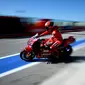 Pembalap Ducati Lenovo, Francesco Bagnaia bersiap untuk raih hasil maksimal di MotoGP San Marino di sirkuit Misano (AFP)