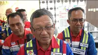 Menteri Energi dan Sumber Daya Mineral (ESDM) Arifin Tasrif berkunjung ke Refinery Development Master Plan (RDMP) Balikpapan. (Dok Kementerian ESDM)