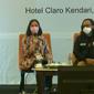 Chairman Indonesian Digital Association Dian Gemianto (tengah) dalam diskusi Konvensi Hari Pers Nasional di Kendari, Selasa (8/2/2022). (Foto: tangkapan layar Yuotube Dewan Pers )