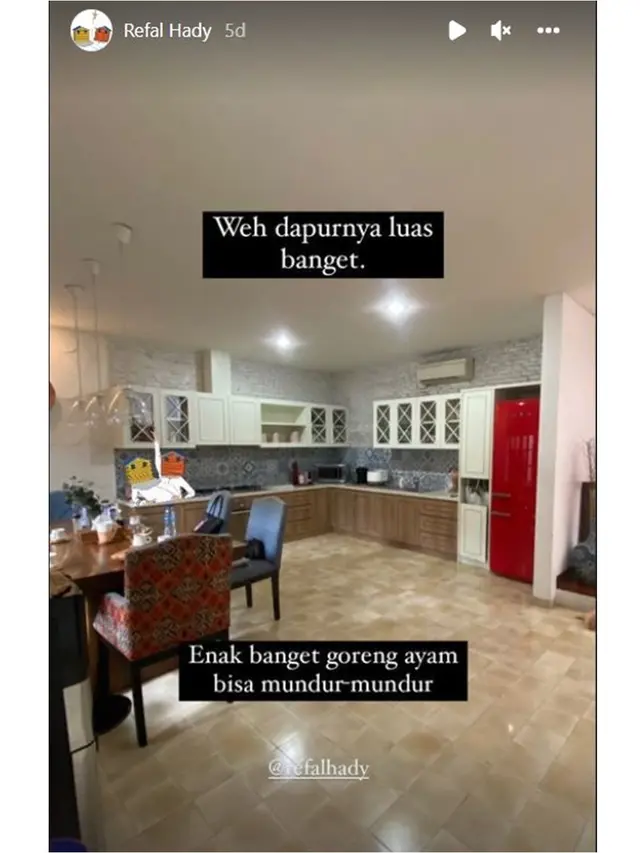 9 Potret Isi Rumah Refal Hady Bergaya Vintage dengan Nuansa Kekinian, Bikin Betah