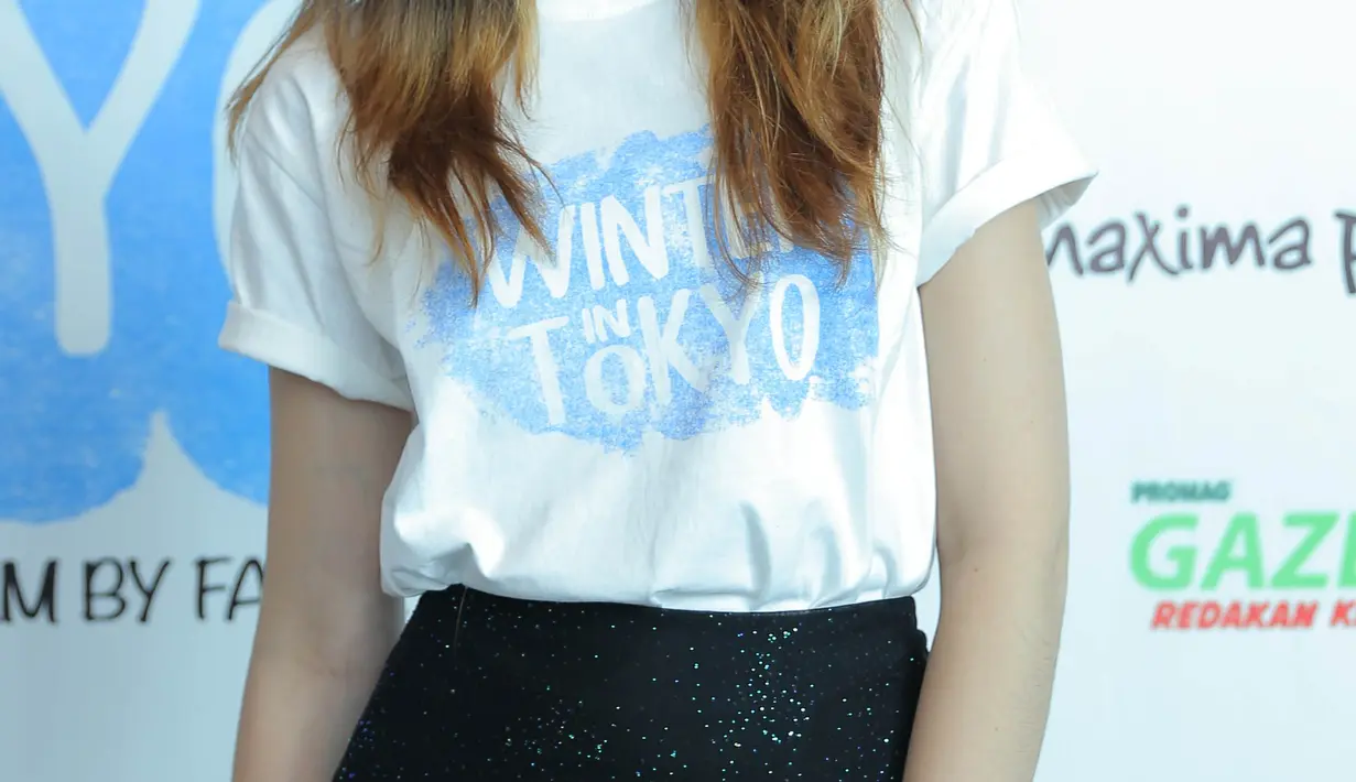 Kimberly Rider mengaku sangat enjoy dan santai ketika syuting bersama beberapa pemain Winter In Tokyo. (Andy Masela/Bintang.com)