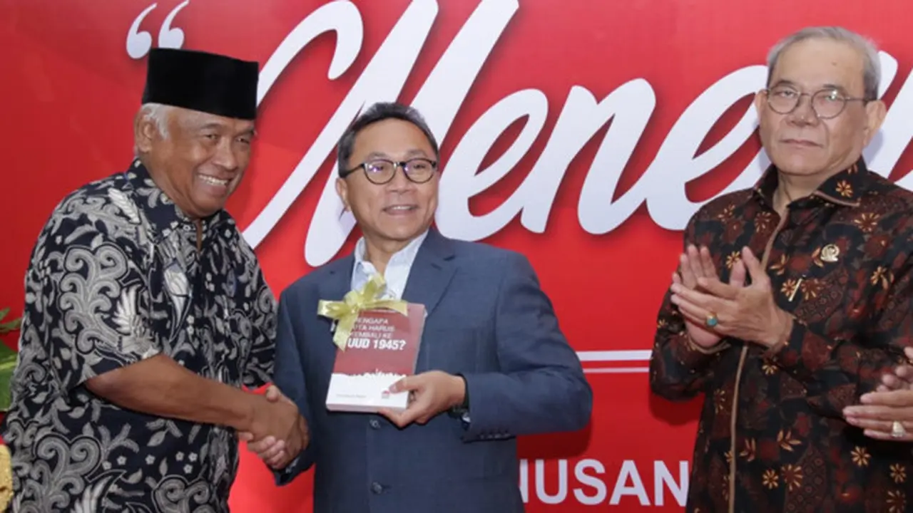 Ketua MPR Menampung Aspirasi Gerakan Kebangkitan Indonesia Perihal Kembali ke UUD 1945 yang Asli