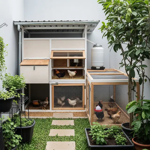9 Desain Kandang Ayam Estetik Menyatu dengan Taman Rumah, Harmoni Fungsional dan Keindahan