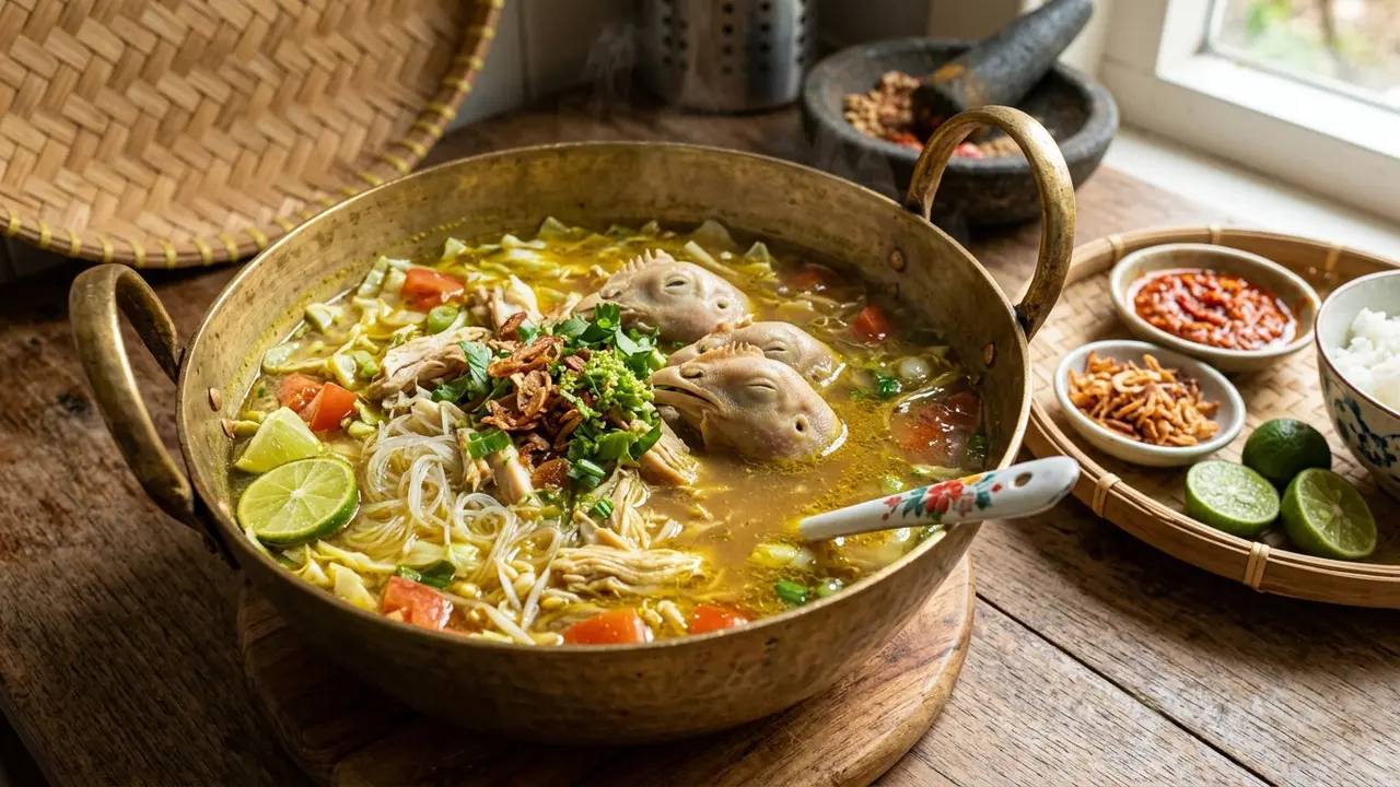 resep soto kepala ayam (AI Generated)