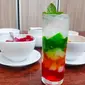 Minuman Air Mata Pengantin yang menjadi khas melayu Riau untuk berbuka puasa Ramadan. (Liputan6.com/M Syukur)