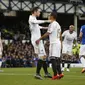 Pemain Swansea City Gylfi Sigurdsson merayakan golnya ke gawang Everton dalam lanjutan Liga Premier Inggris, Minggu (24/1/2016). (Liputan6.com/Reuters / Andrew Yates Livepic)