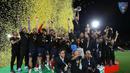 Lecce kembali hadir di kasta tertinggi Liga Italia Serie A setelah menjuarai Serie B musim 2021/2022 dengan mengoleksi 71 poin, unggul dua poin dari Cremonese yang juga lolos langsung untuk promosi ke Serie A. (twitter/OfficialUSLecce)