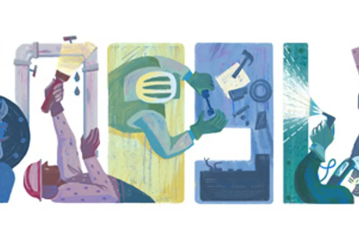 Google Doodle Hari Buruh