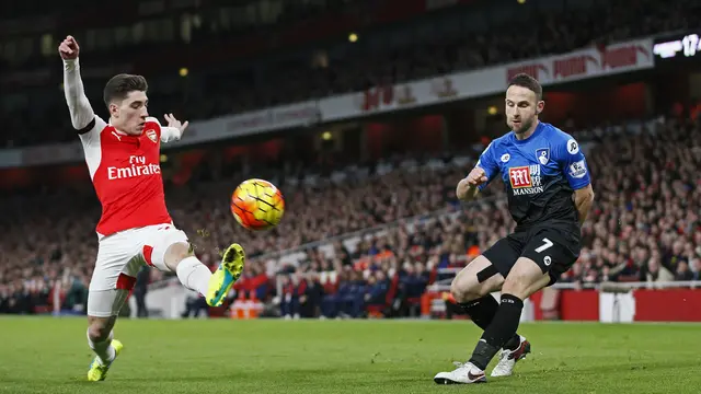 Arsenal Vs Bournemouth (Liputan6.com)