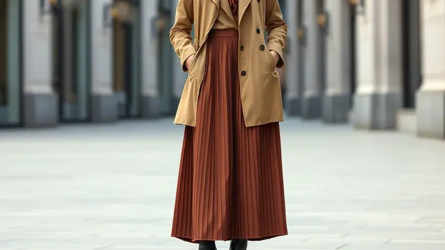 Outfit Rok Plisket