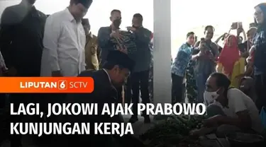 Sementara, Presiden Joko Widodo kembali mengajak Menhan Prabowo Subianto dalam kunjungan kerjanya, Jumat (17/3) kemarin. Kali ini Prabowo menemani Presiden ke Kabupaten Tabalong, Kalimantan Selatan. Keduanya mengecek harga-harga menjelang bulan puasa...