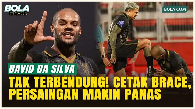 David da Silva Puncaki Top Scorer BRI Super League usai Cetak Brace ke Gawang Madura United