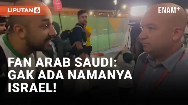 VIDEO: Lagi! Jurnalis Israel Dibentak Fan saat Liput Piala Dunia 2022