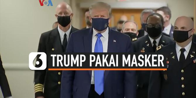 VIDEO: Ini Alasan Presiden Trump Memakai Masker