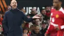 Menjamu FC Twente, Manchester United harus puas berbagi poin usai bermain imbang dengan skor 1-1. (Darren Staples/AFP)