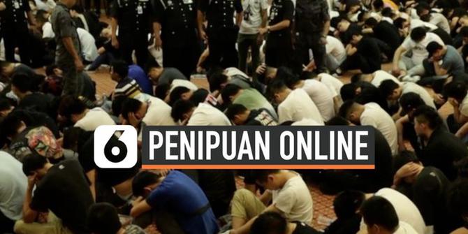 VIDEO: Malaysia Tangkap 680 Penipu Online dari China