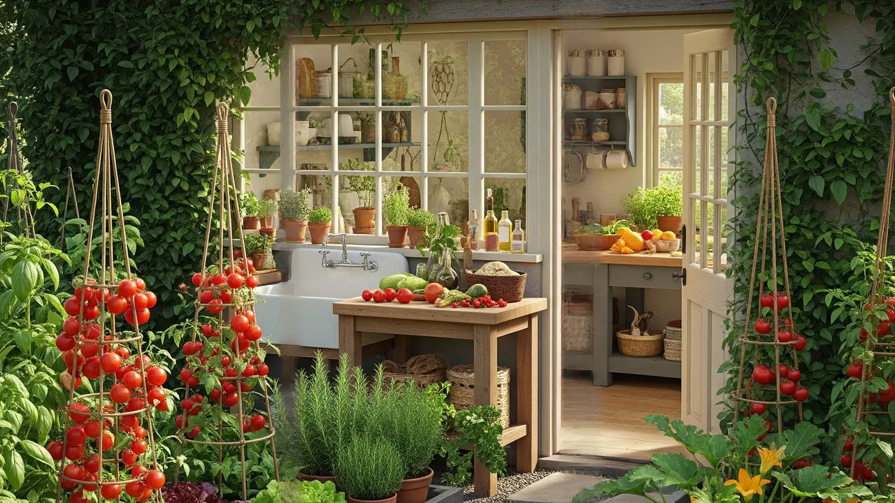 Kebun Sayur Dekat Dapur (Image by Gemini AI)