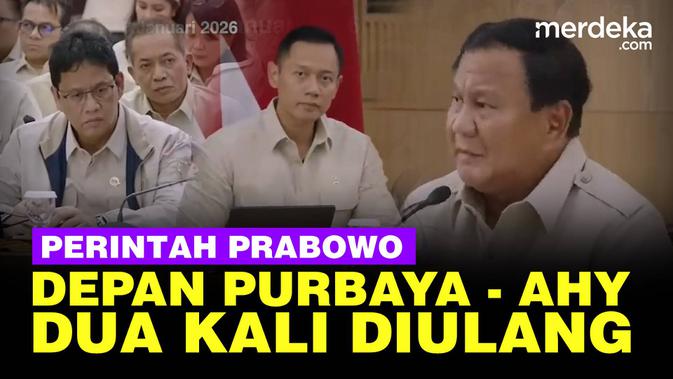Perintah Tegas Prabowo Depan Purbaya, AHY Hingga Panglima Kapolri Sampai Dua Kali Diulang