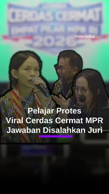 Viral! Cerdas Cermat Pelajar Digelar MPR Dituding Tak Adil, Jawaban Benar Disalahkan Juri