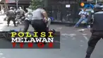 Mengantisipasi serangan teror, polisi mengeluarkan larangan bertugas sendirian dengan meminta bantuan Brimob.