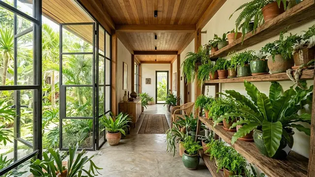 Inspirasi Kebun Pakis Hias untuk Lorong Rumah
