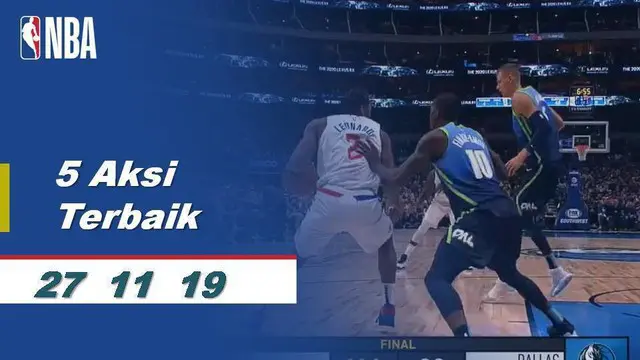 Berita Video 5 Aksi Pemain Terbaik NBA 27 November 2019, Kawhi Leonard salah satunya