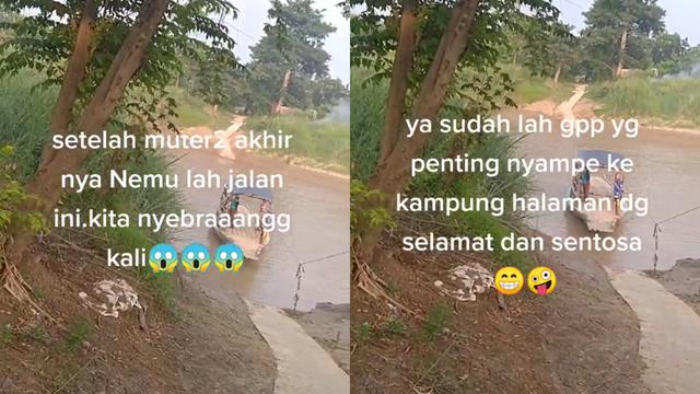 Momen pemudik cari jalan alternatif demi berkunjung ke kampung halaman.