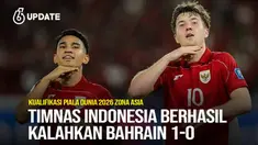 Timnas Indonesia raih kemenangan tipis 1-0 atas Bahrain di Kualifikasi Piala Dunia 2026, gol Ole Romeny pastikan Garuda tetap berjuang menuju putaran final.