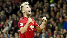 Luke Shaw - Bek Timnas Inggris ini pernah mengalami titik terendah dalalm kariernya saat mengalami cedera patah tulang di kaki kanan yang memaksanya mengakhiri musim 2015/2016 lebih cepat. (Foto:AFP/Oli Scarff)