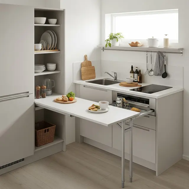 Desain Dapur Kecil Baja Ringan