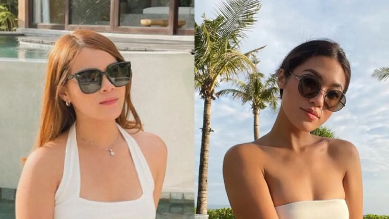 OOTD Liburan Menantu dan Calon Menantu Hotman Paris
