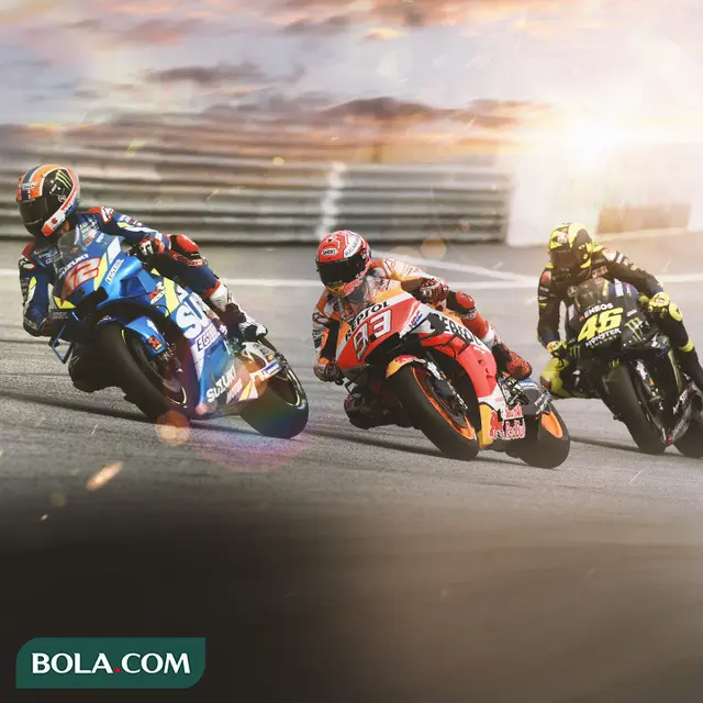 MotoGP - Alex Rins, Marc Marquez, Valentino Rossi