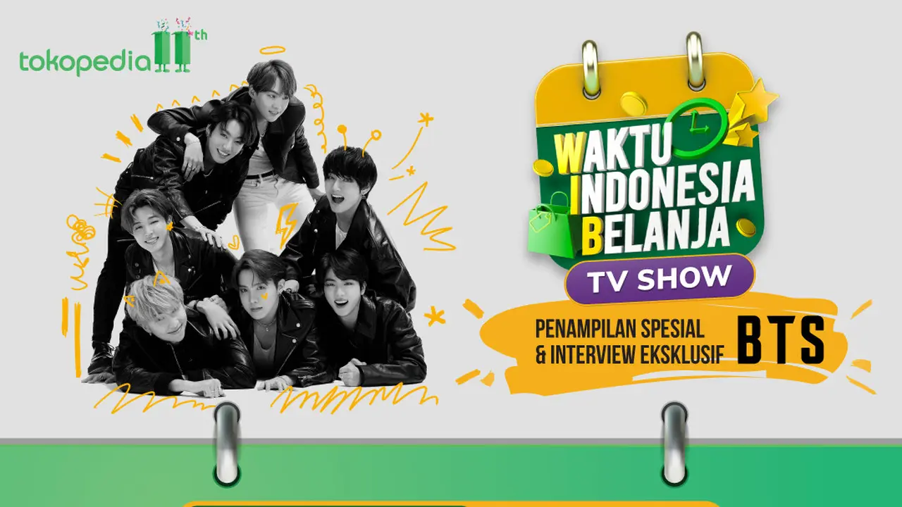 BTS di Waktu Indonesia Belanja Tokopedia (ist)