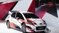 Toyota Secara resmi membuka selubung Yaris World Rally Car (WRC) untuk pertama kalinya di Paris Motor Show.