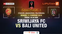 Live streaming  Sriwijaya FC Vs Bali United