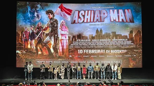 Atta Halilintar di gala premier film Ashiap Man. (Foto: Instagram @attahalilintar)