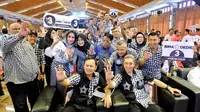 Pasangan Bima Arya-Dedie A. Rachim mendapat nomor urut 3 di Pilkada Kota Bogor (Liputan6.com/Achmad Sudarno)