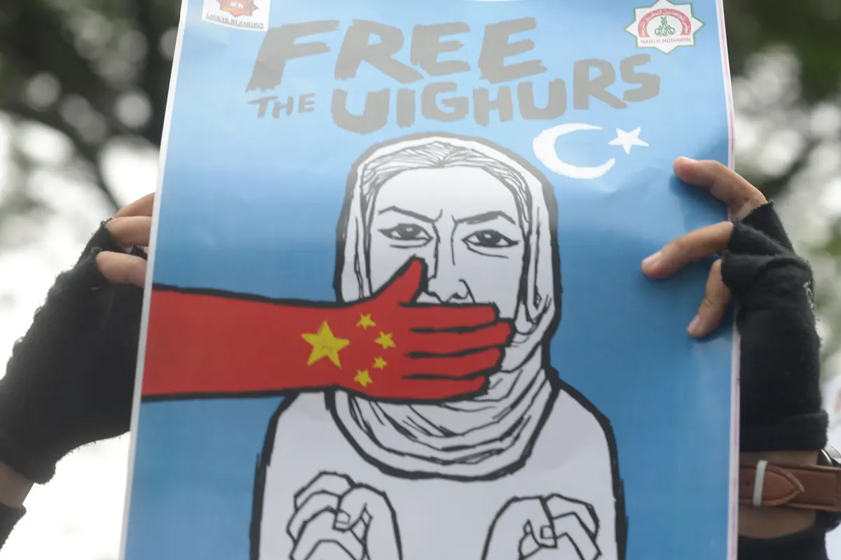 Massa Aksi Bela Muslim Uighur