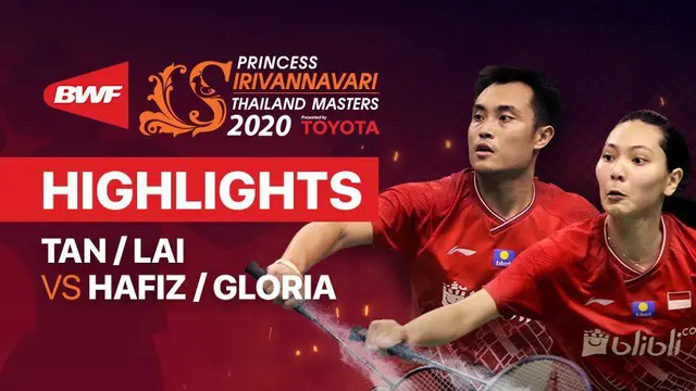 VIDEO: Kalahkan Malaysia, Hafiz Faizal / Gloria Widjaja Melaju ke Final Thailand Masters 2020